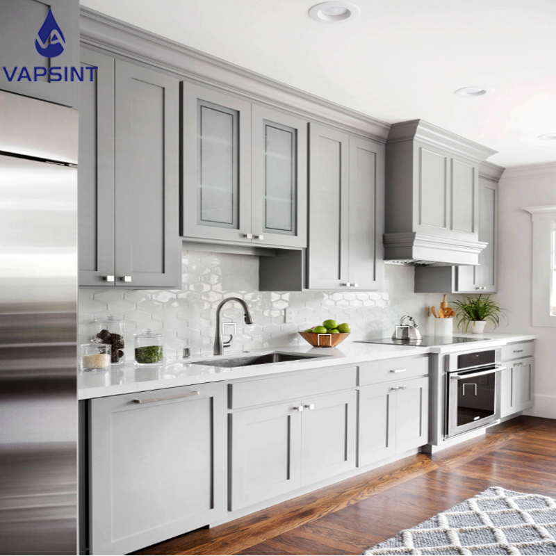Foshan prefab MDF modular  kitchen cabinets