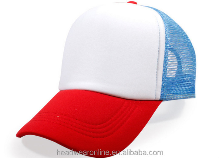 custom colorful 5 panel mesh Men's and women's hats with without logo Baseball cap trucker caps