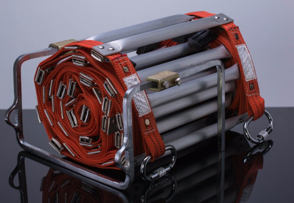 Chinese factory Aluminum material fire escape rope ladder for fire