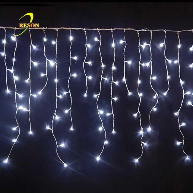 Christmas Wedding Decoration Hanging Decorative LED String Curtain Icicle Light