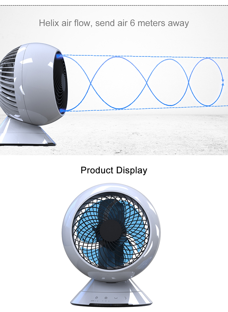 air circulator plastic brushless desk  12v dc electric table mini cooler fan