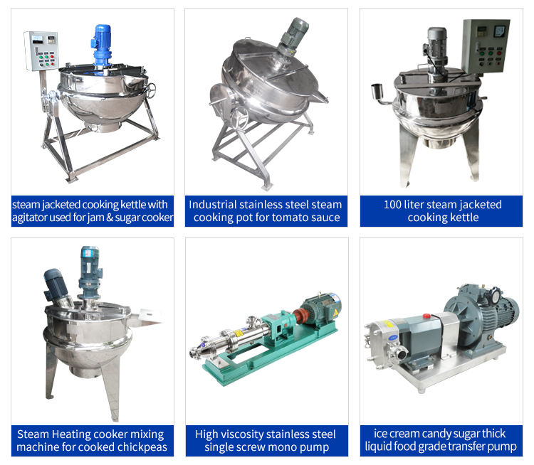 Industrial Jam Mixer Cook Machine Food Pressure Cooker Processing candy Cooking Pot With Agitator