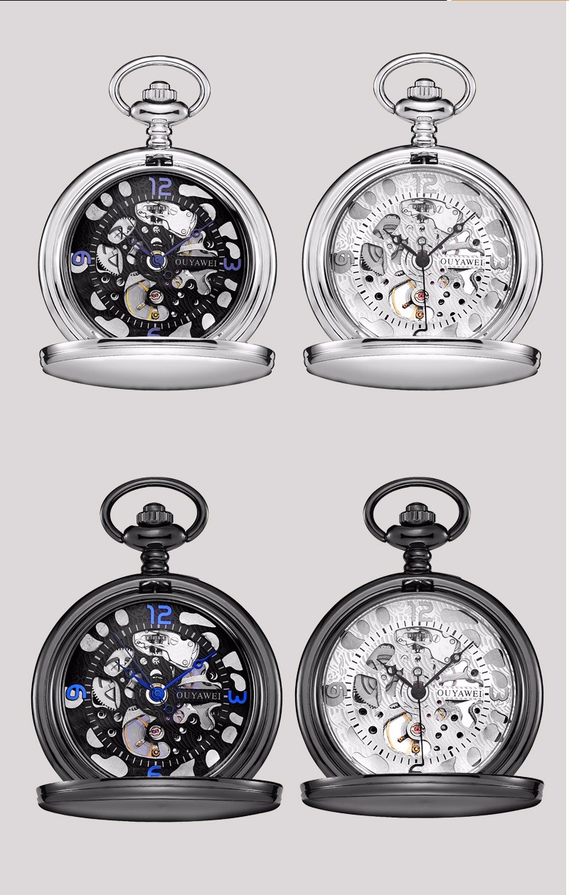 pm7015定制您自己的品牌绅士优质现代机械纯怀表 - buy modern pocket