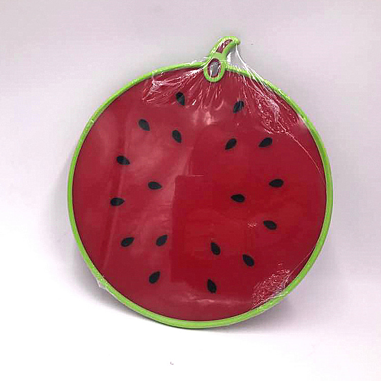 Kitchen tools plastic chopping board fruit cutting board anti-slip watermelon shape cutting board