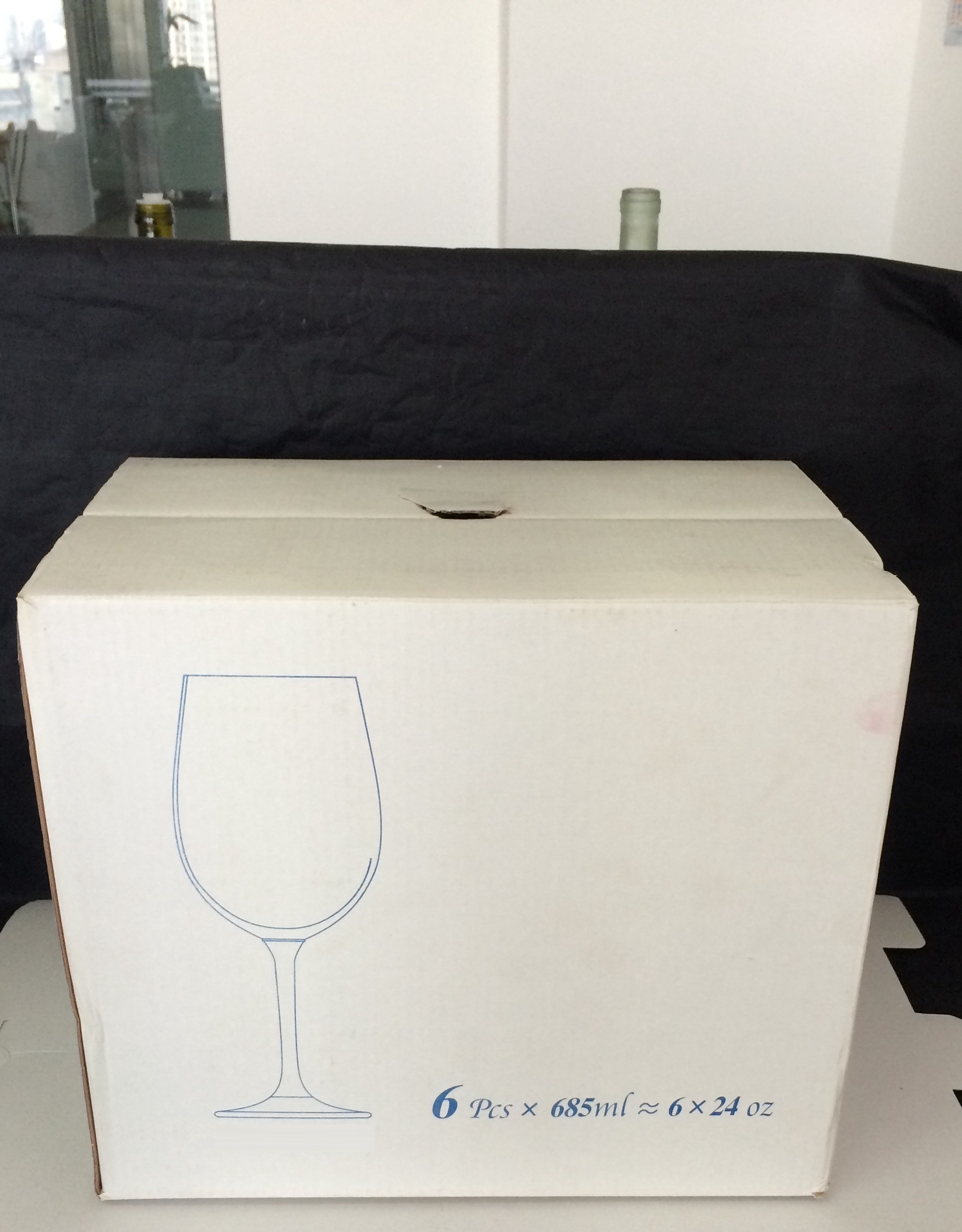 600ml Clear WIne Glass Lead Free Crystal gin glass cup