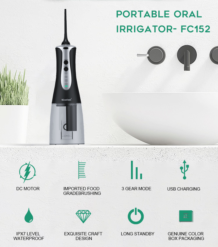 FC152 oral irrigator home set cordless oral irrigator water dental flosser
