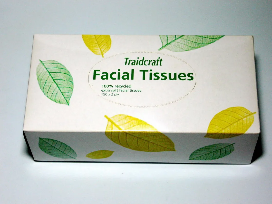 Soft facial box tissue