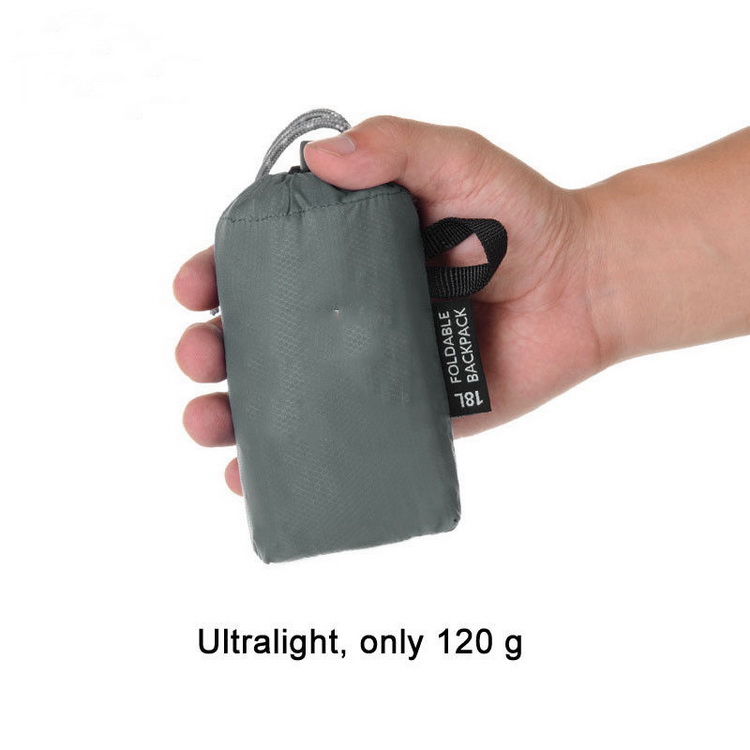 Sac à dos pliable étanche de grande capacité sac à dos pliable logo personnalisé pliable