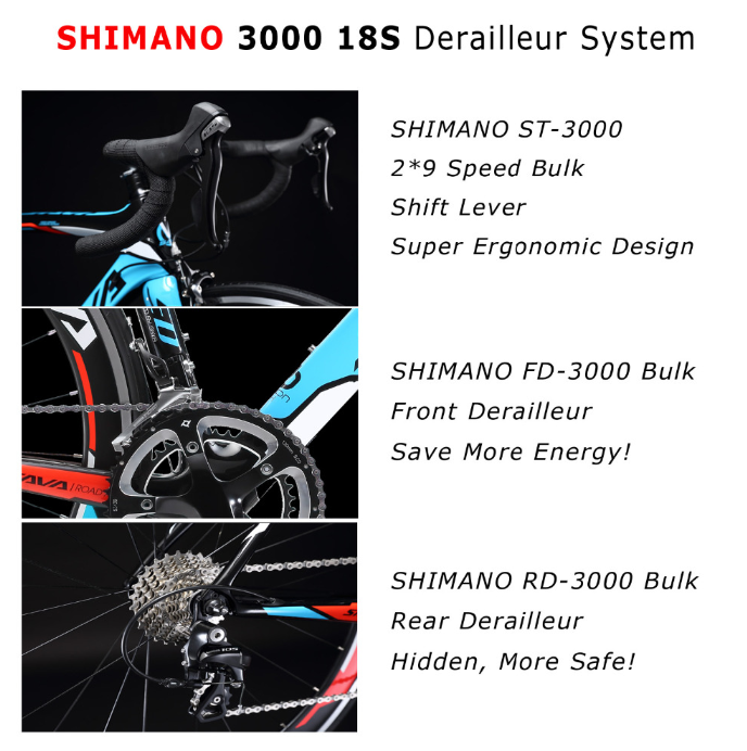 700C*44cm/48cm/50cm/52cm/54cm Size Bike Carbon Frame Road BikeT800 Carbon Fiber Bicycle, Used 105 Groupset