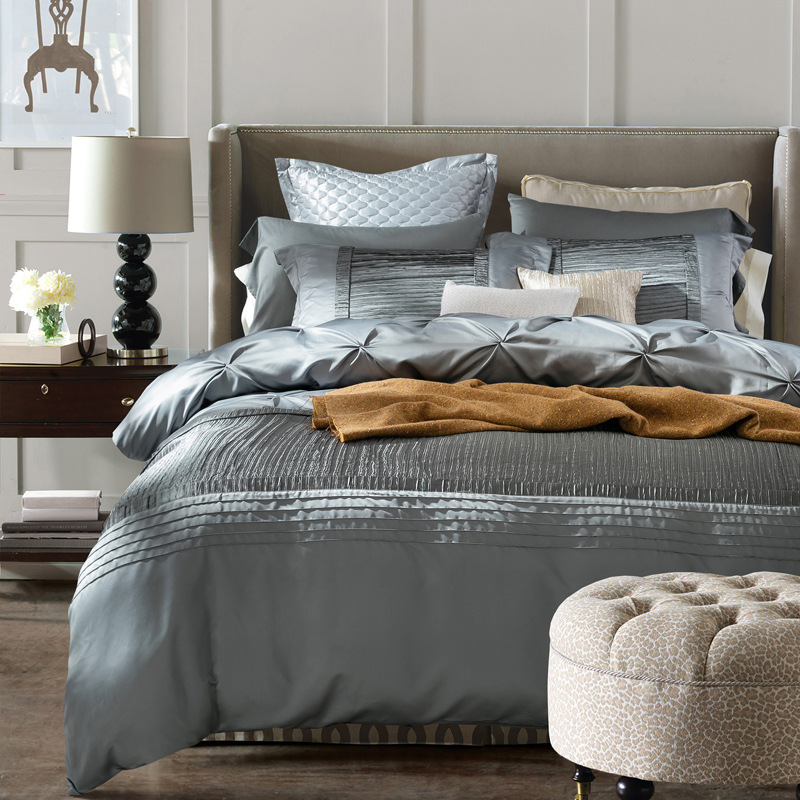 Bedskirt-Decor Pillow Extra Soft Comforter Set-Home Luxury Goose DownBedding-Easy Fit-Feather Breathable & Cooling-Wrinkle Free