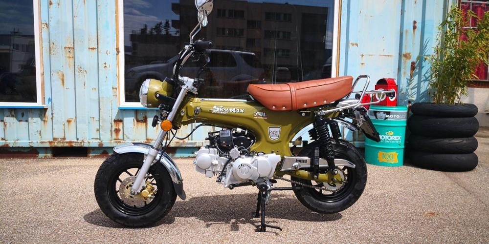 skyteam e4 50cc 125cc skymax燃油喷射dax摩托车 (eec e4批准),带有