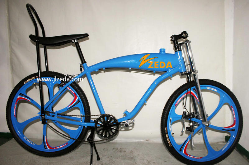 燃油箱车架赛车斩波器自行车汽油汽油发动机电动自行车