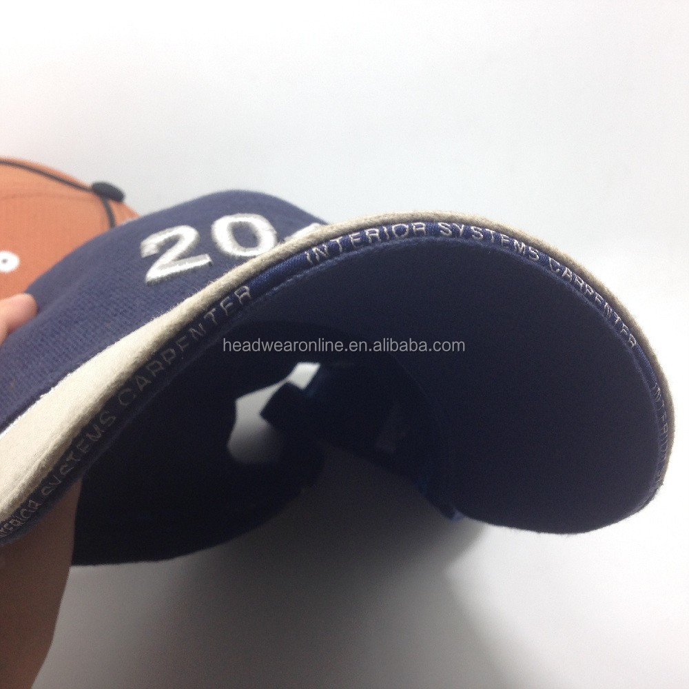 Summer 100% cotton outdoor sports cap 3D Embroidered with fabric chapter baseball cap high quality cap