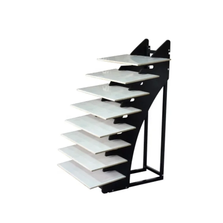 Good quality metal parquet ceramic display stand