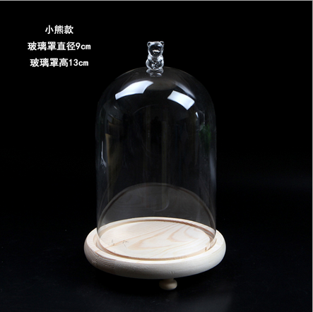 Factory Home Decor Customized Terrarium Clear Bell Jars Glass Domes China Borosilicate Glass Customized Packaging Modern