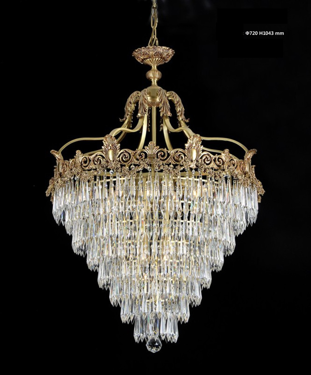 意大利风格家居装饰客厅水晶青铜吊灯/酒店优雅华丽水晶吊灯
