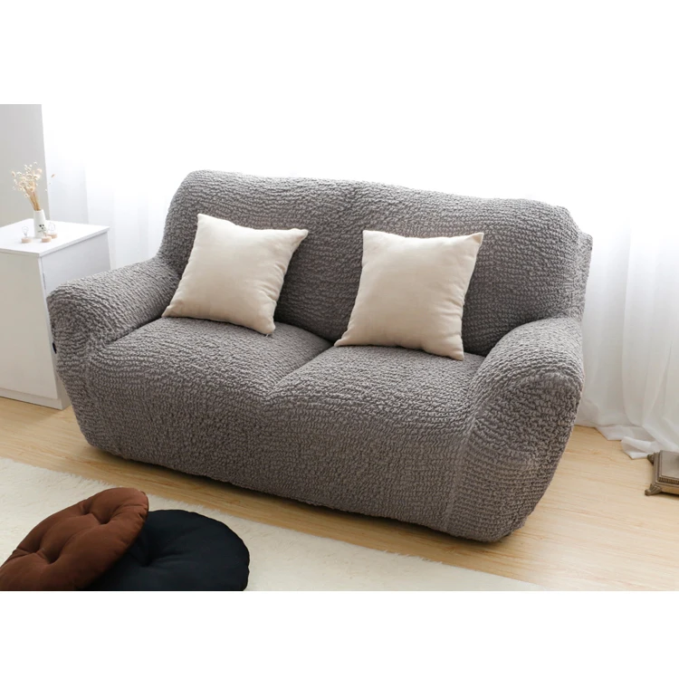 New product distributor high quality solid color spandex waterproof sofa cover elastic