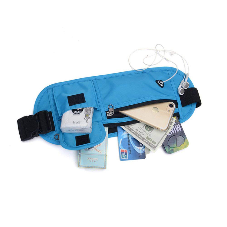 Ripstop Slim Running Sport Marsupio da uomo con jack per cuffie