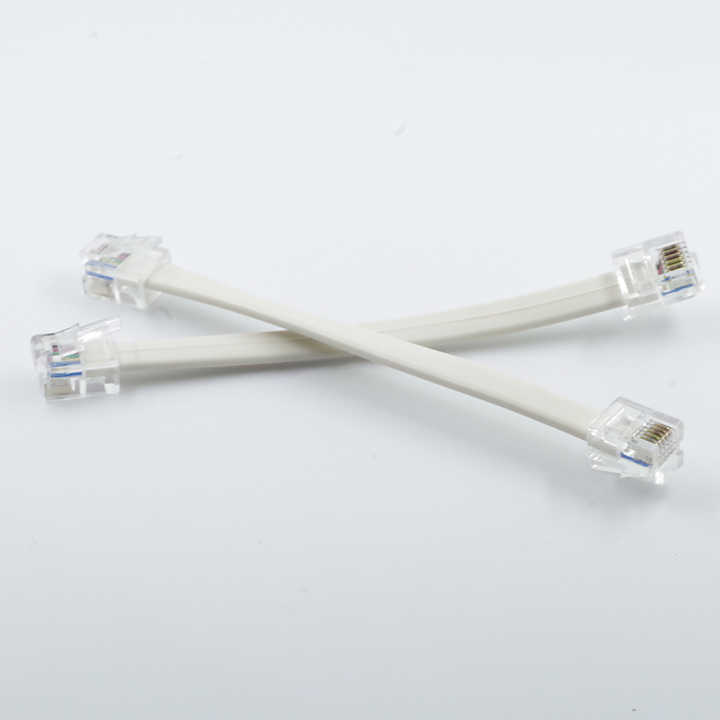 Short Body RJ45 Connector - Ultra Flat CAT 6 Ethernet Cable