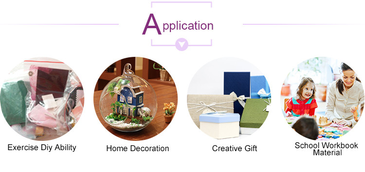 Wooden miniature dollhouses education toys made in china kits set
