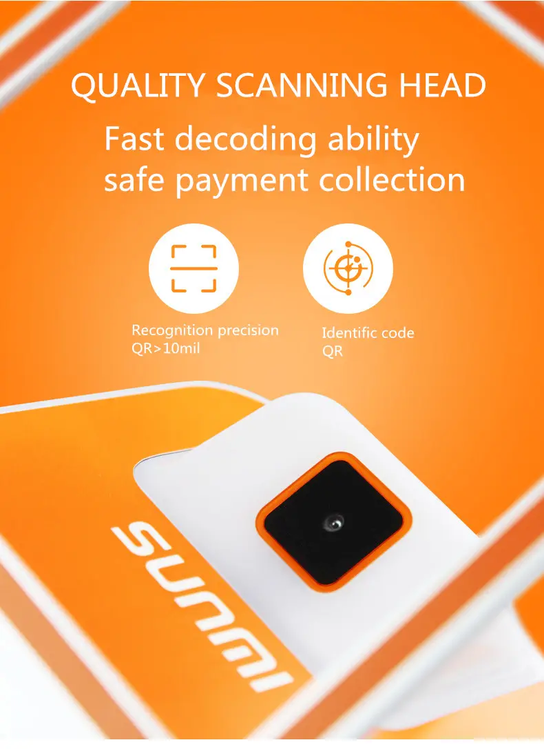 Sunmi Blink NS010 New desktop USB type Mobile Payment 2D Barcode scan Box QR Code scanner for supermarket