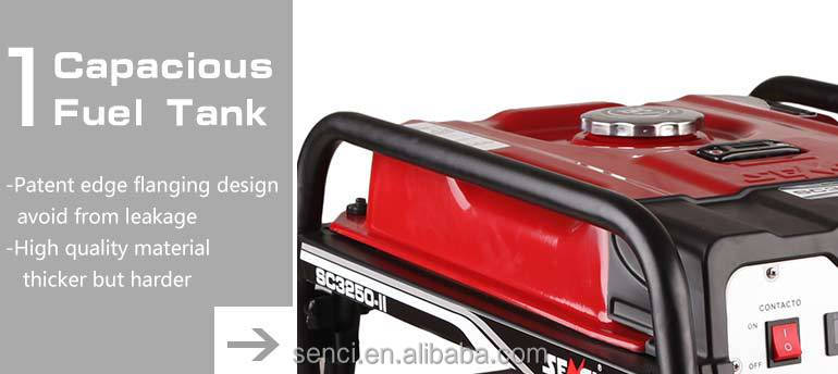 Hot sale China Senci brand small 1kw 50hz 60hz petrol generator