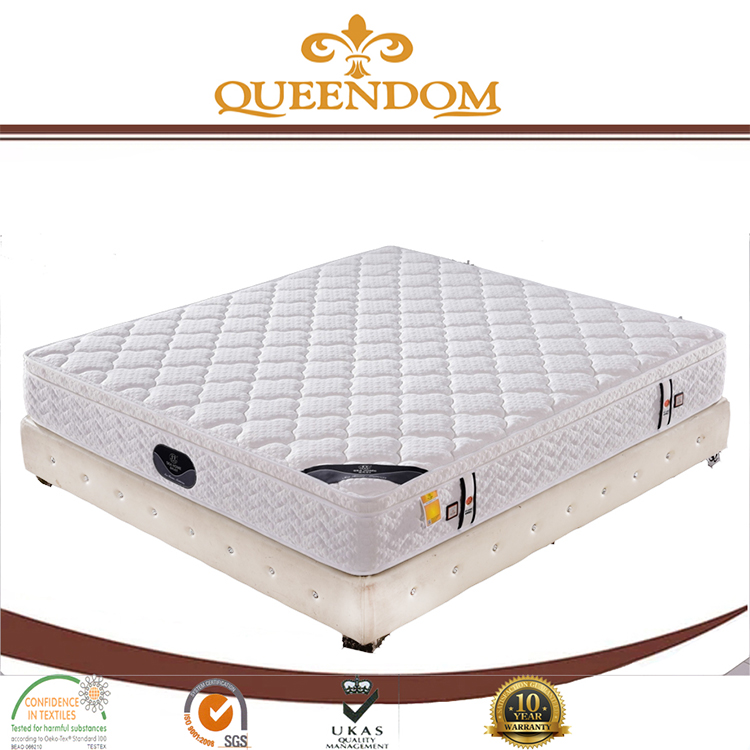 Royal super soft foam pocket Bonnell coil spring 5 star hotel mattress