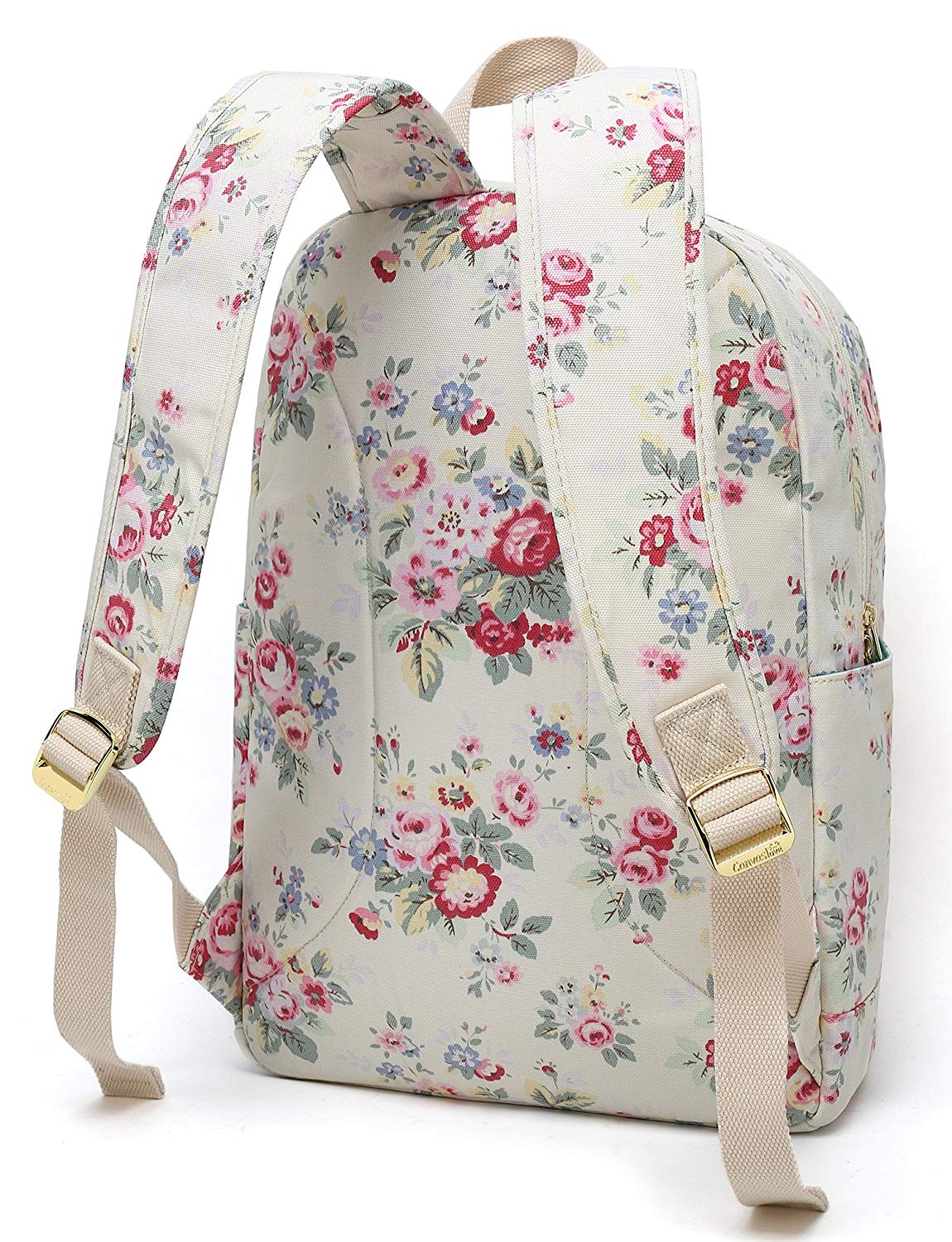 Zaino per laptop impermeabile in tela con cinghie per cuscino massaggiante e porta di ricarica USB da 15 pollici