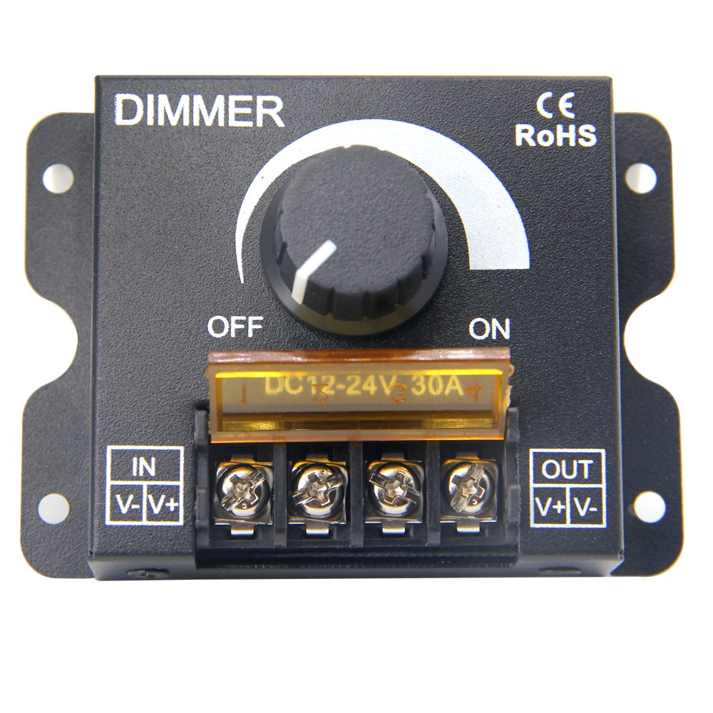 12 v/24 v 调光控制器 led pwm 调光器控制器,用于单色灯