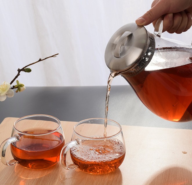 Big Capacity Safely Glass Water Jug With Handle juice and iced tea beverage carafe
