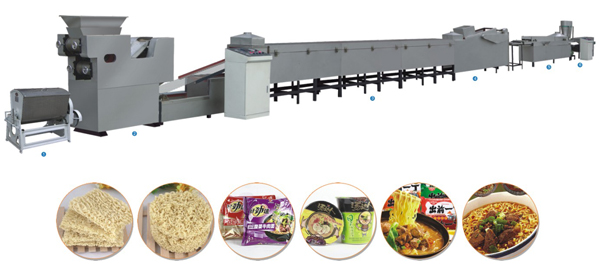 Wheat Flour Industrial Noodle Maggi Making Machine 6kg/Cm2