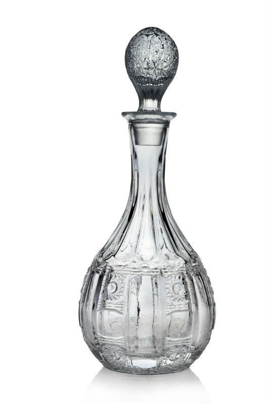 ボヘミアガラス デキャンタ 1930年代西洋 アンティーク クリスタルガラス ボヘミアガラス デキャンタ 1930年代西洋 アンティーク クリスタル