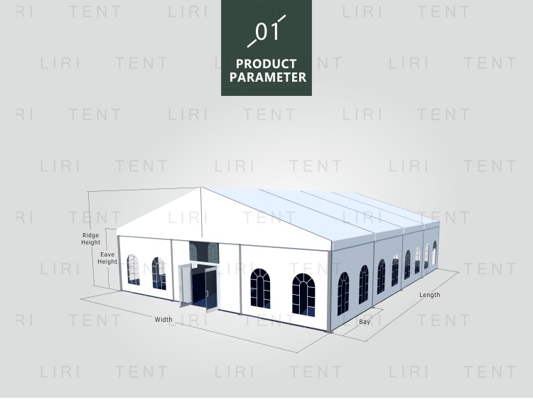 500 Seater Decorate Outdoor White Wedding Tent for Sale