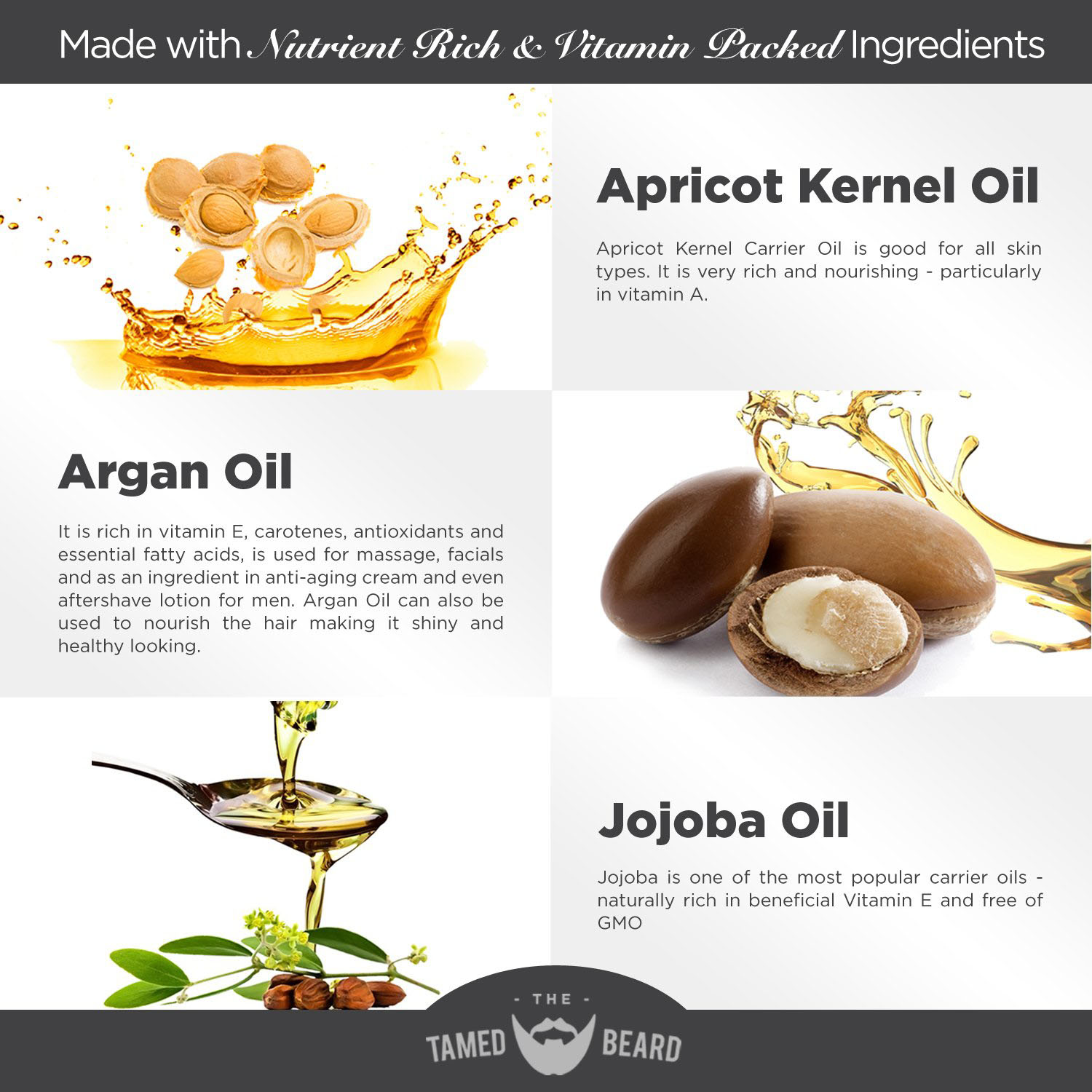 Wholesale Private Label  Natural Organic Beard Growth Oil