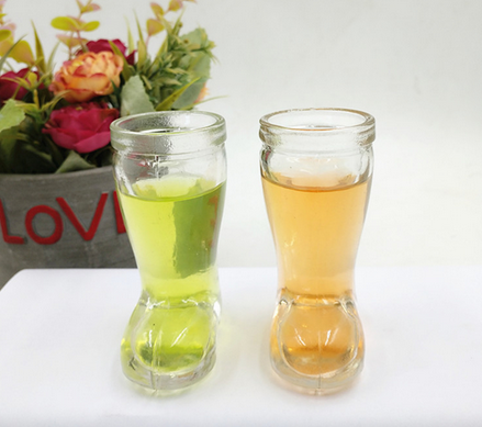 shoe shaped shot drinking glass