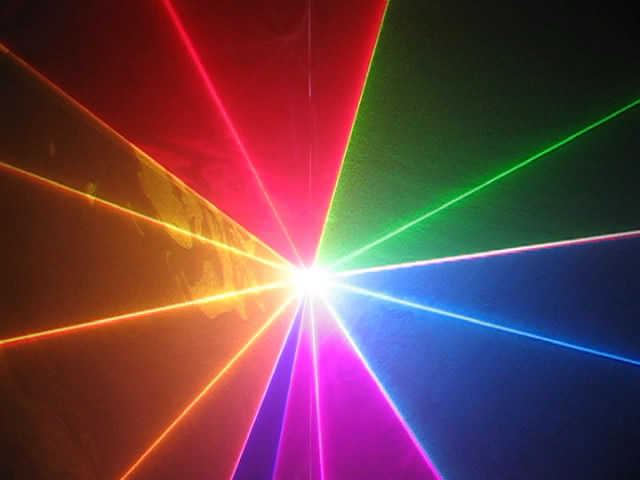 1w全彩动画舞台灯光rgb激光表演迪斯科彩色动画微波激射激光rgb