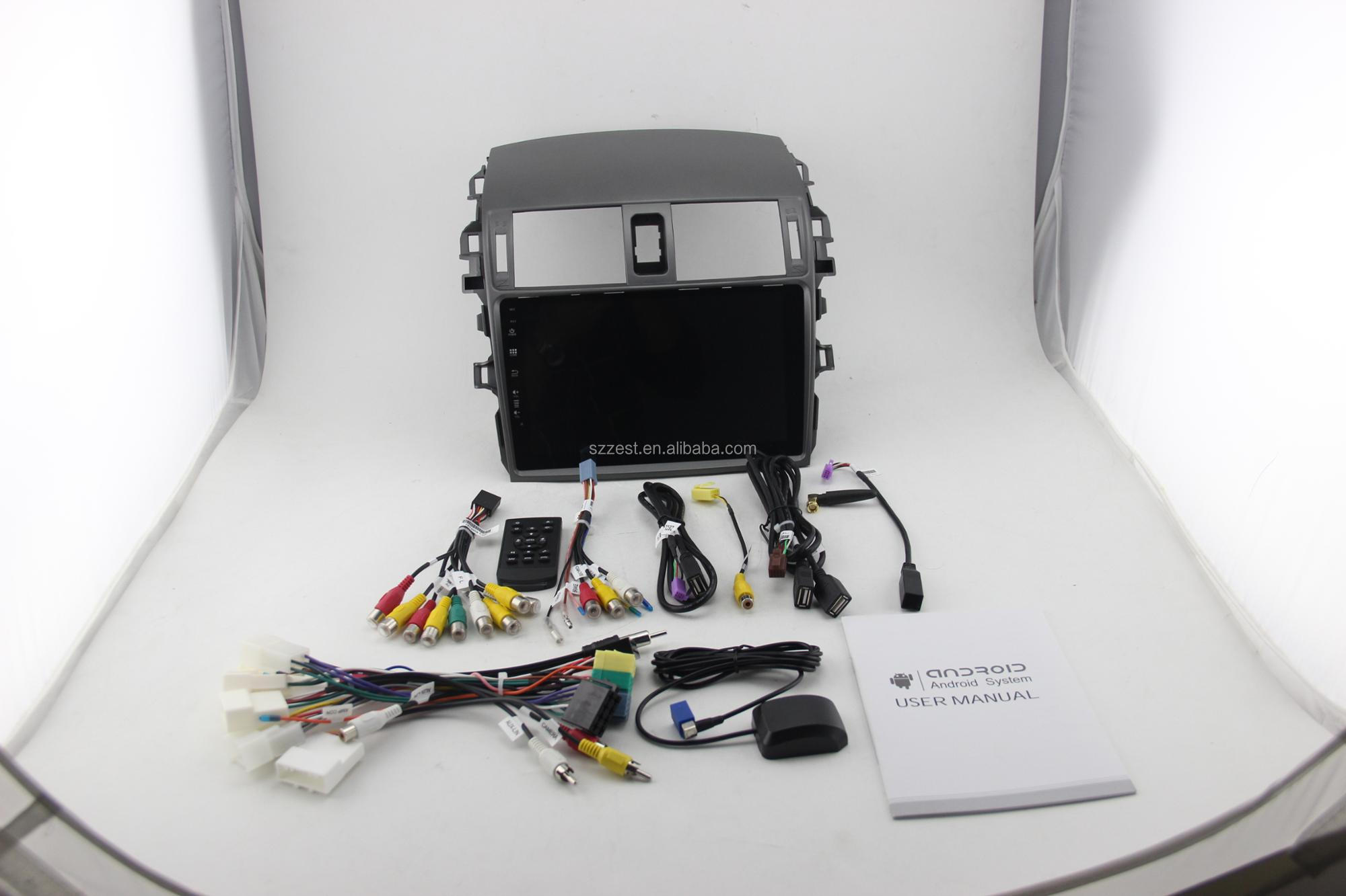 ZETSTECH Android  10 Car dvd player for Toyota corolla 2007 2008 2009 2010 2011 2012 gps navigation 2 din radio multimedia Navi