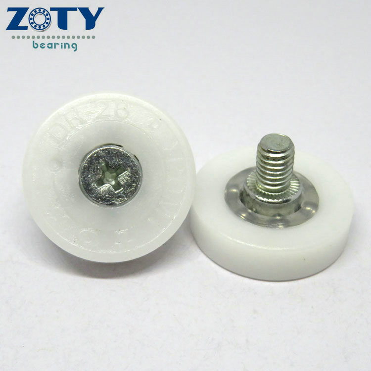 Set 8 Ruote Per Cassetti - Rulli In Nylon 19 Mm Con Cuscinetti A Sfera - Foto 11