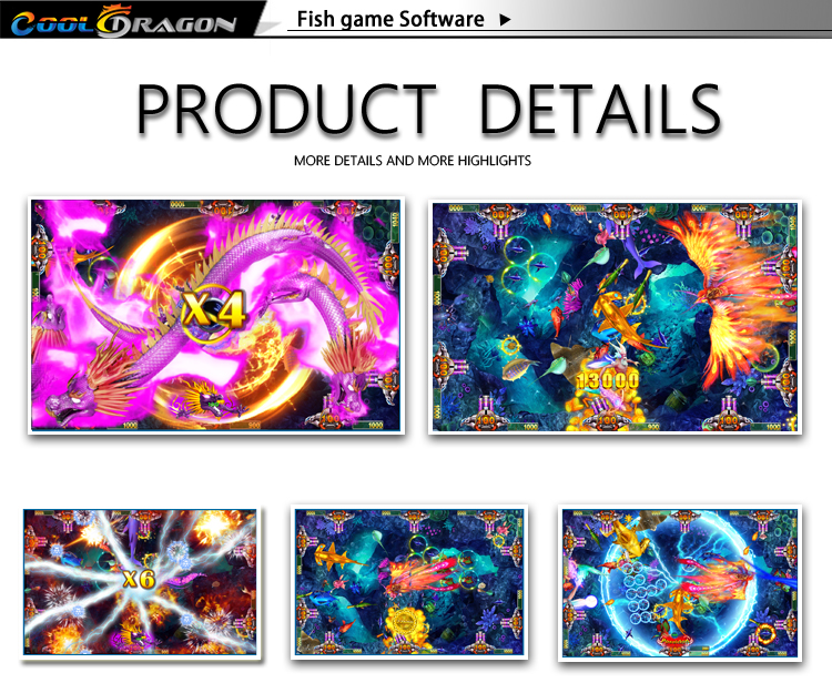 32 inch screen shooting fish game video arcade 2 player fish table fish game machine