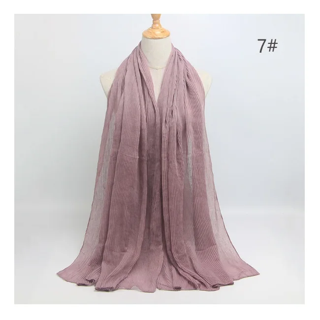 GEERDENG Bestseller Most Beautiful Extra Long Plain Islamic Muslim Scarf Hijab Ladies Fashion TR Cotton Scarfs for Germany