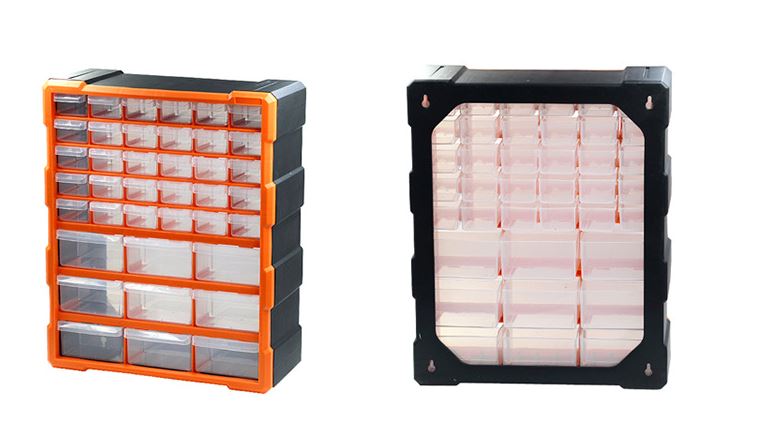 Home Storage Organization Plastic Tool Box Storage Bins With Drawers