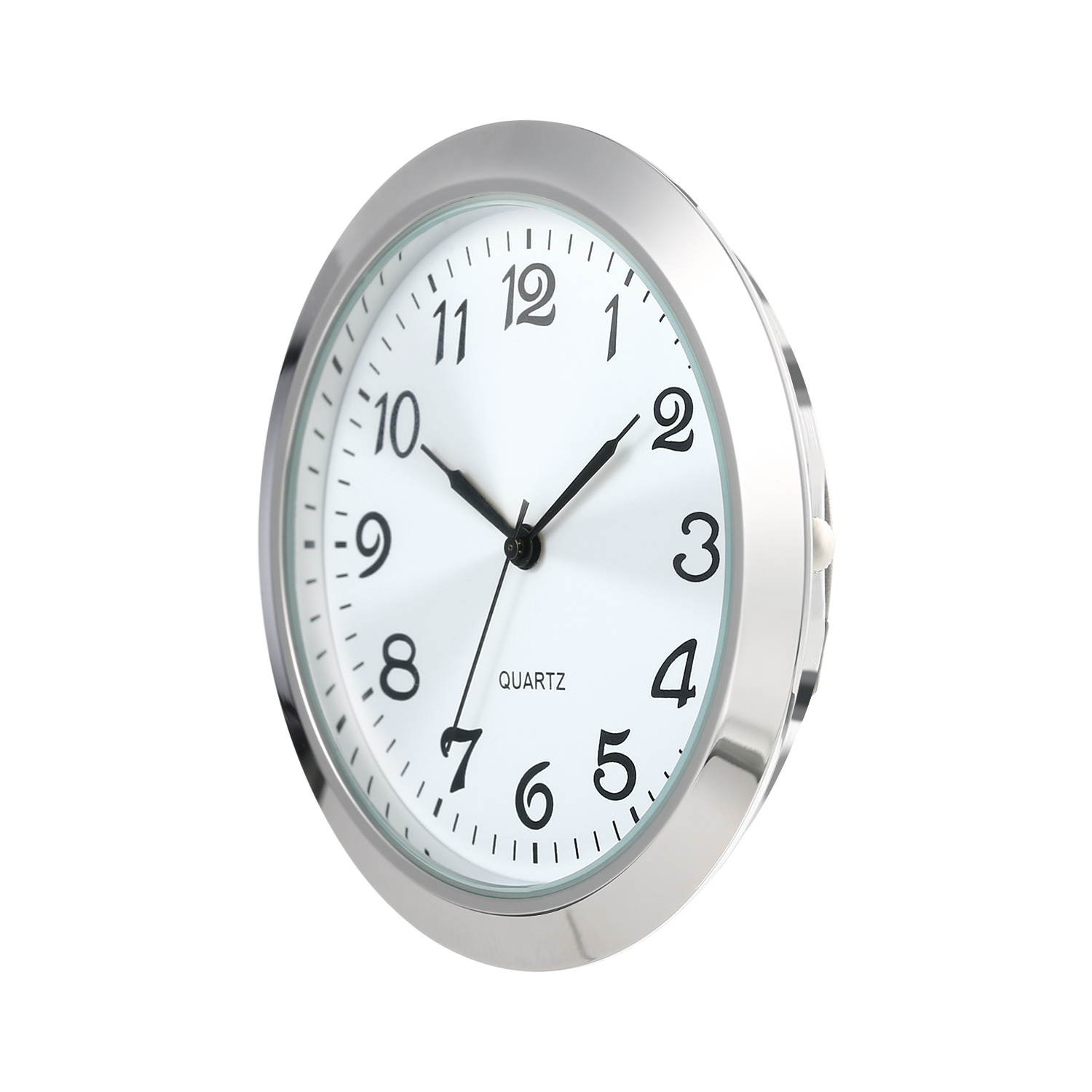Mecchanism Movimento Per Orologio Da Parete Al Quarzo, 13 Cm, Quadrante Bianco Con Numeri Romani, Silenzioso, Fai Da Te, Oro