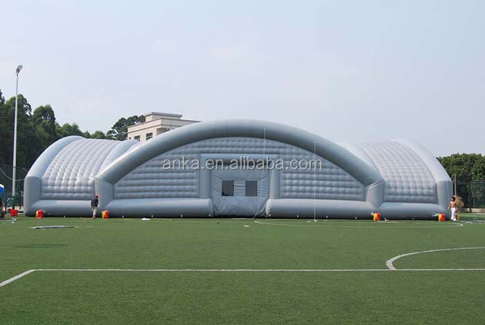 热门销售充气立方体帐篷机库空气床巨型充气帐篷