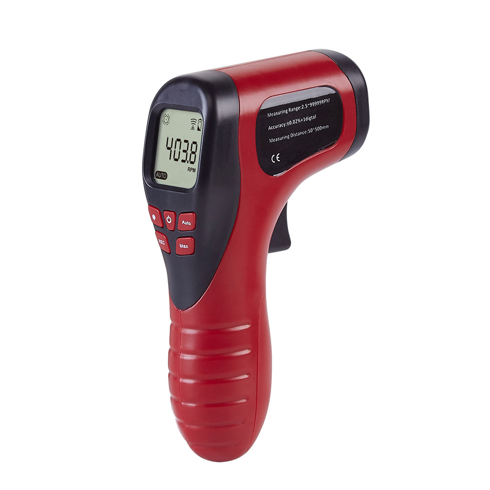 2023 Newly Professional Digital Laser Photo Non-Contact Tachometer with Accuracy 99,999 RPM Measurement