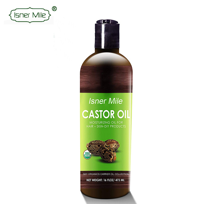 OEM ODM 100% Pure Castor Oil Organic Castor Oil For Hair Eyebrow Eyelash Beard Growth skin care miracle oil