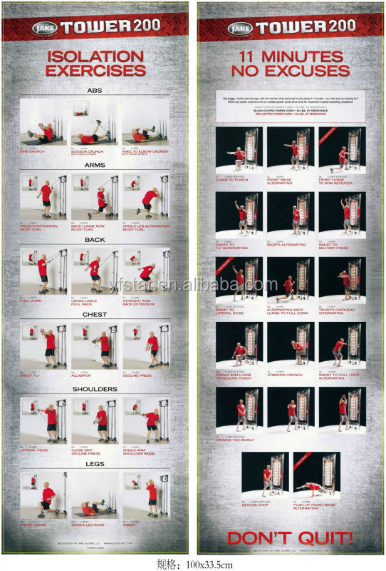 Body by Jake Tower 200 Exercises List Door Gym Workout