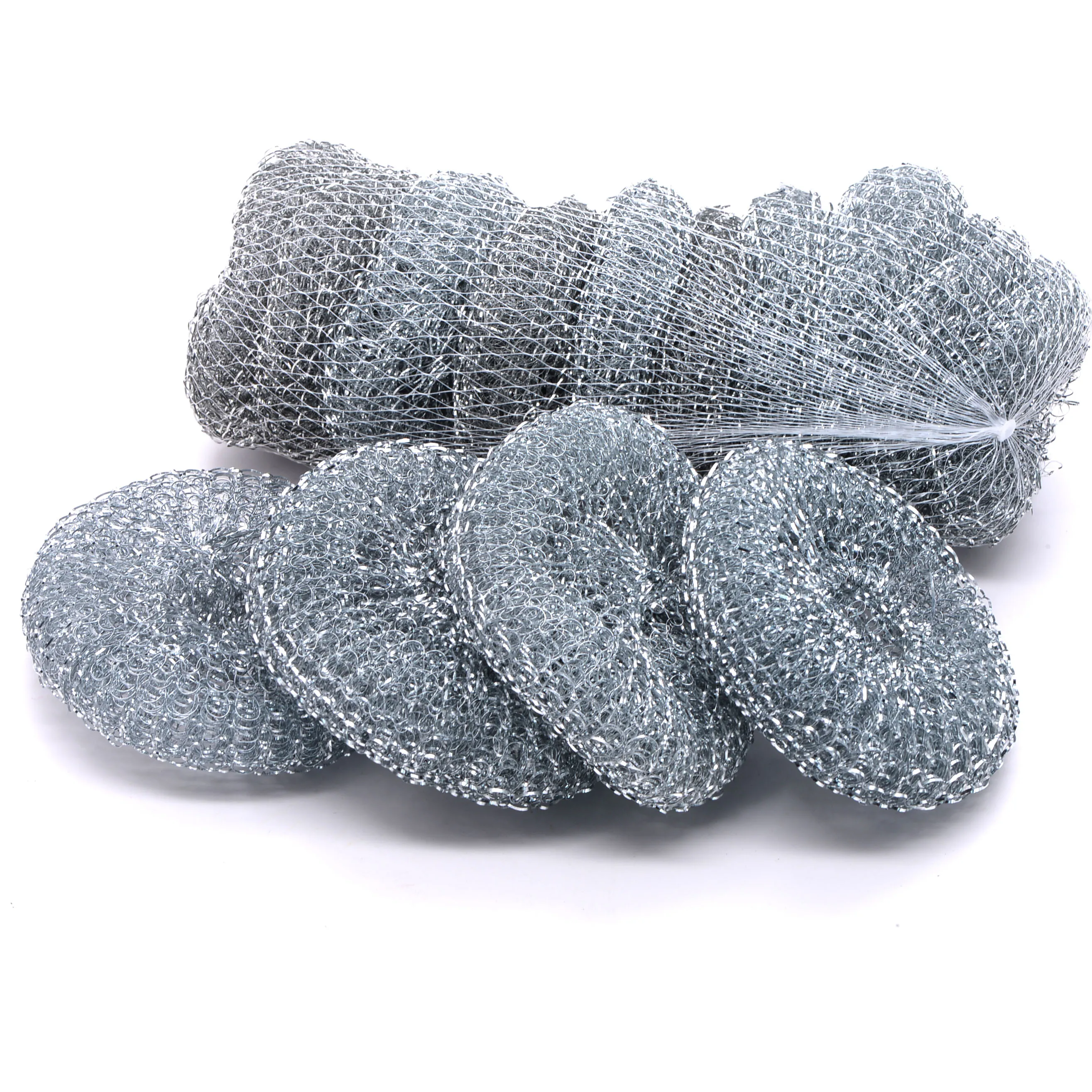 Wire Wool,mesh Pan Scourer Scourer Ball,bulk Steel Kitchen Eco-friendly 250%-500%