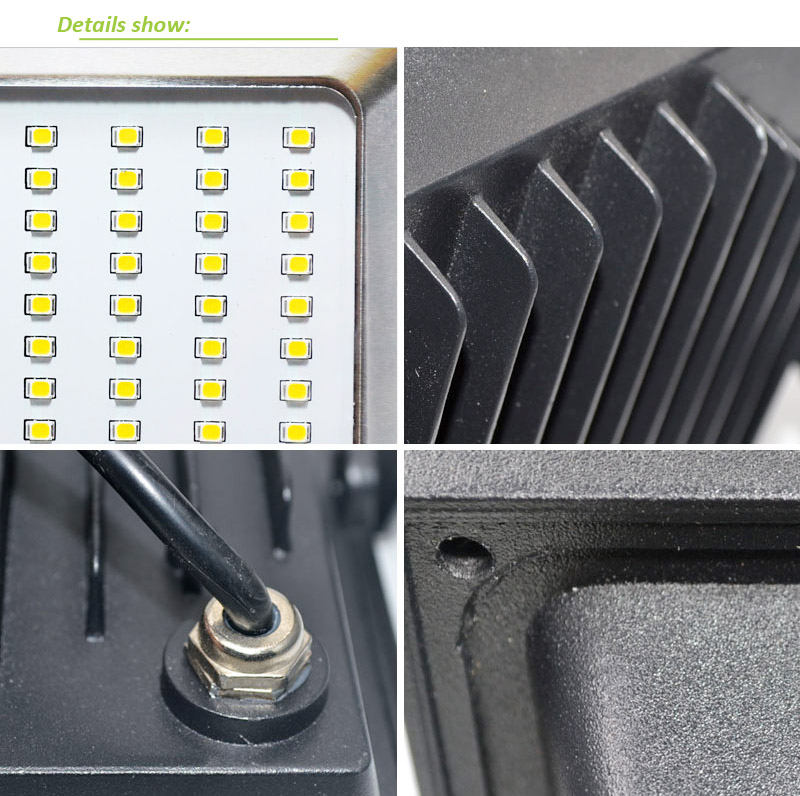 DHL Free shipping Led Flood Light Outdoor Spotlight Floodlight 10W 20W 30W 50W Wall Washer Lamp Reflector IP65 Waterproof