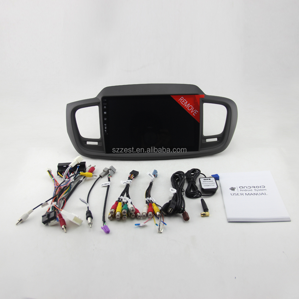 ZETSTECH 10.1 inch Android Car DVD GPS for KIA sorento 2015 2016 audio radio stereo navigator with bluetooth wifi built