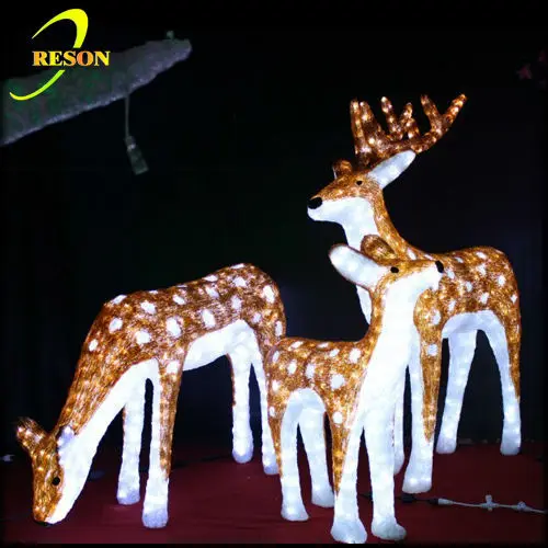 Acrylic Horse 3D Motif Light Christmas Decoration Light